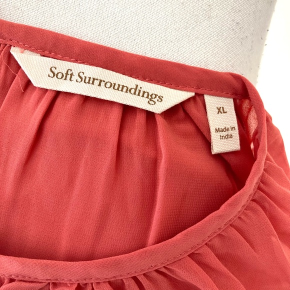 NWOT Soft Surroundings Sunrise Canyon Bella Top Size XL - Picture 10 of 11